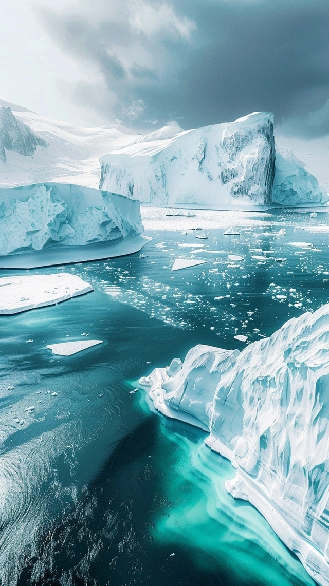 Ice Sea and Glaciers