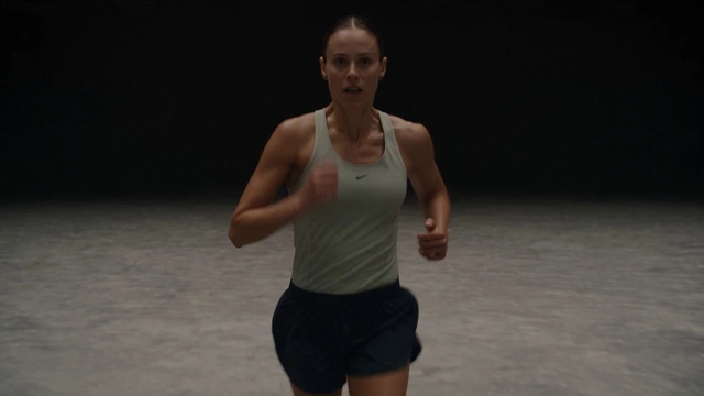 Female Runner in Motion
