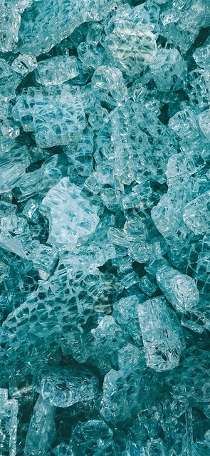 Blue Crystal Shards Texture