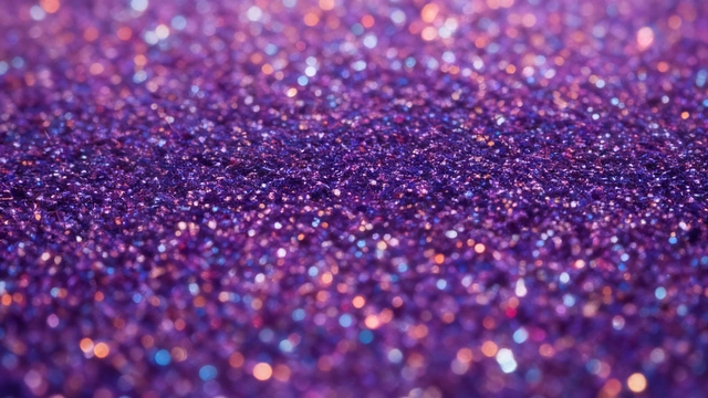 Purple Glitter Bokeh Background