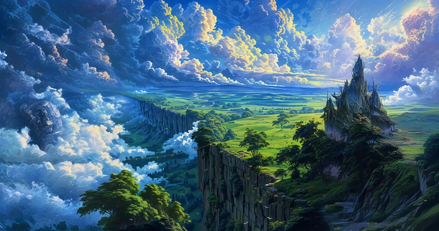 Clifftop Plains Above the Clouds