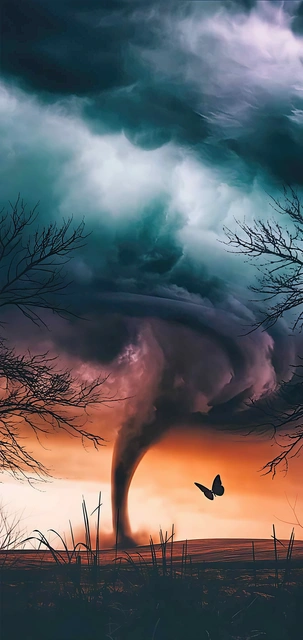 Butterfly and the Tornado Eye