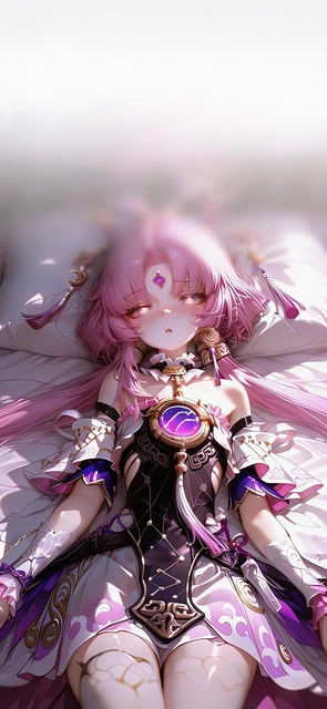 Pink-Haired Mage in a Dream
